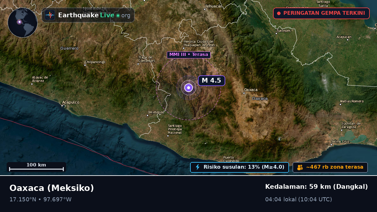 Oaxaca, Meksiko