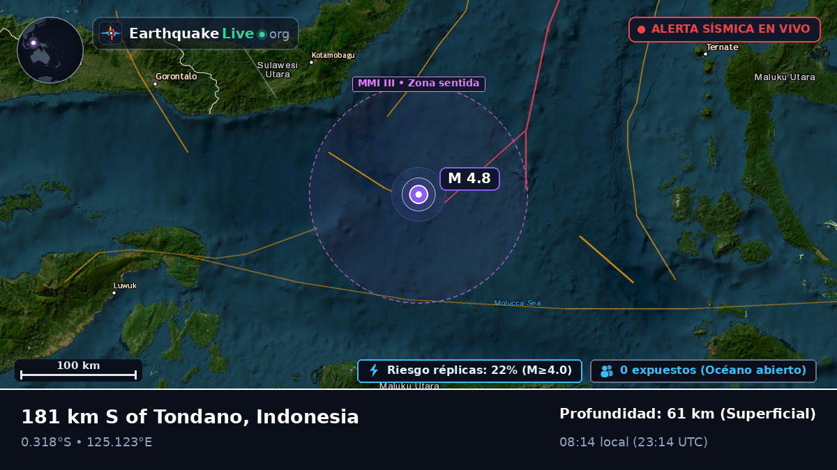 Mar de Molucas (Indonesia)