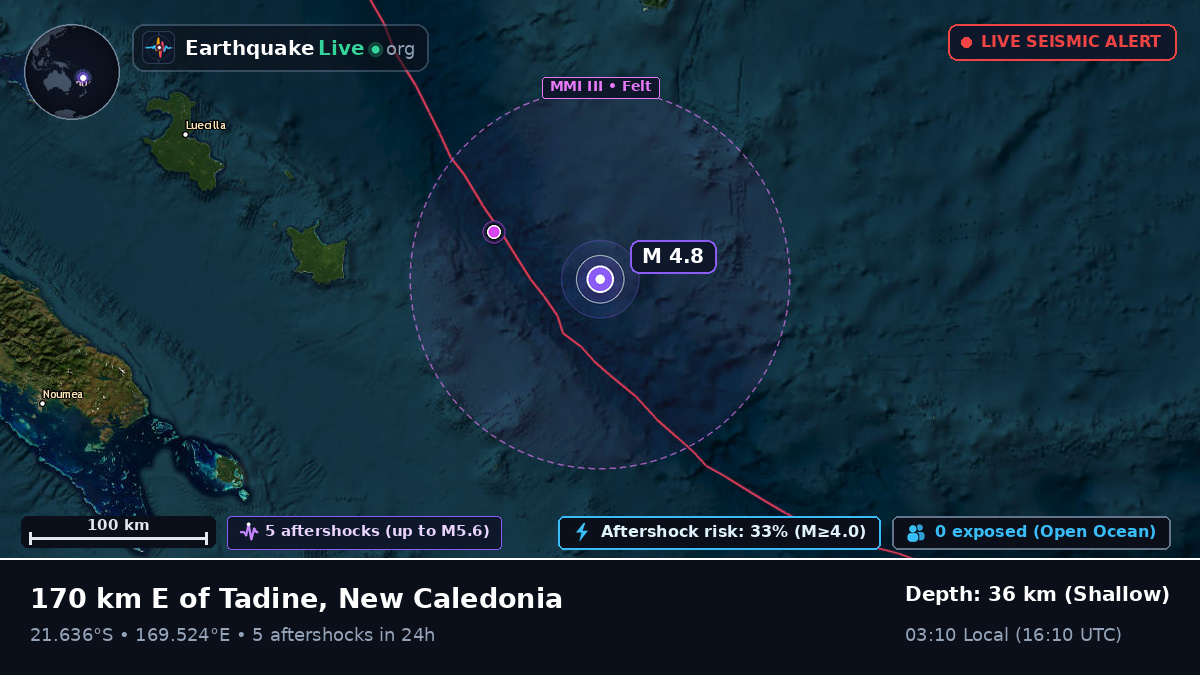 South Pacific Ocean (New Caledonia)