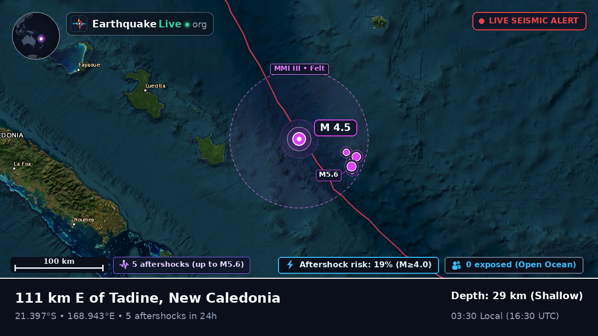South Pacific Ocean (New Caledonia)