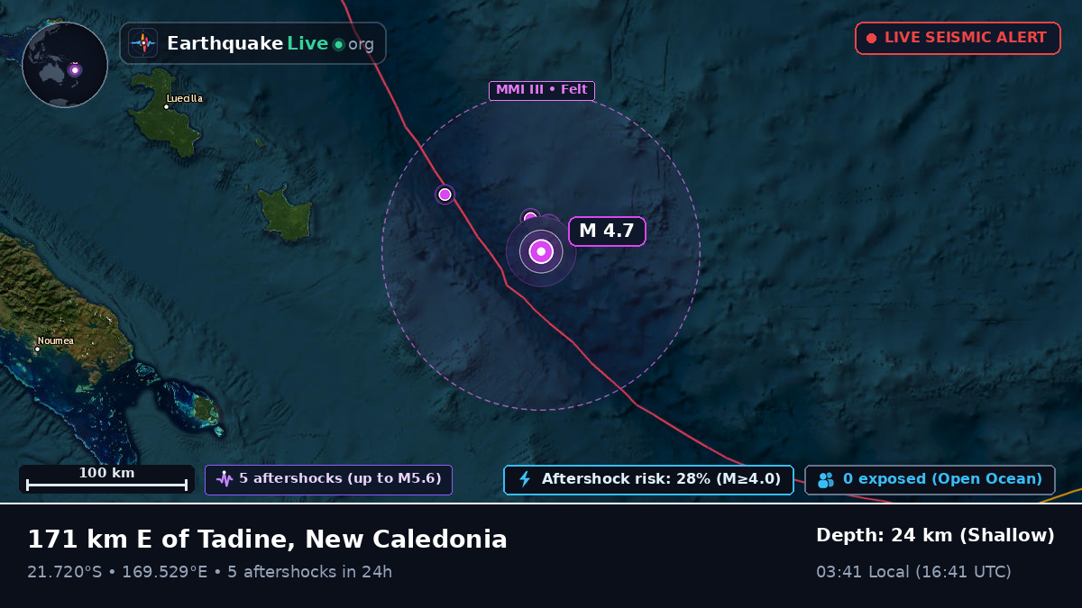 South Pacific Ocean (New Caledonia)