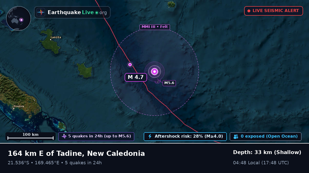 South Pacific Ocean (New Caledonia)