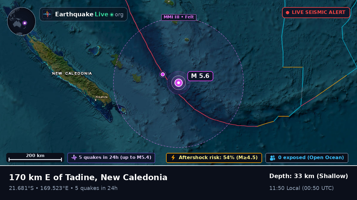 South Pacific Ocean (New Caledonia)