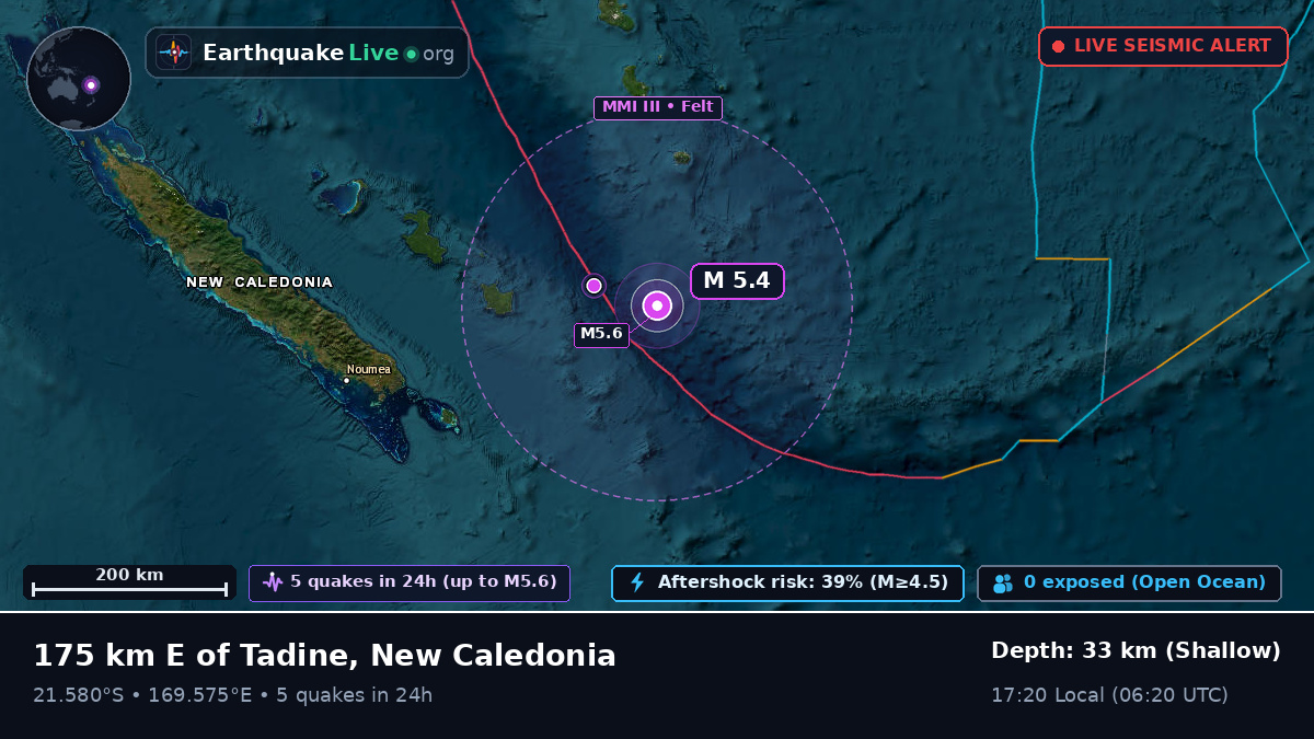 South Pacific Ocean (New Caledonia)