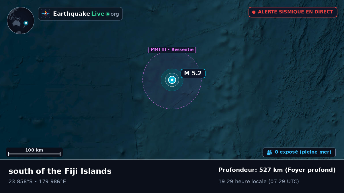 Océan Pacifique Sud (Tonga)