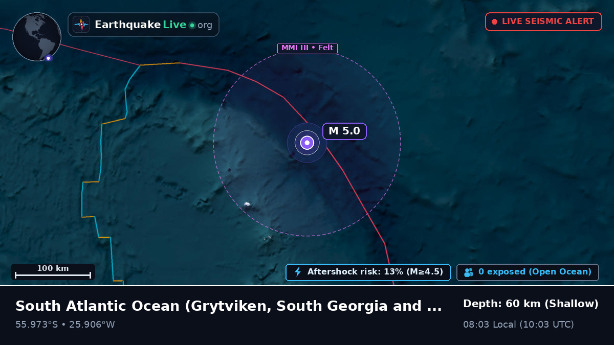 South Atlantic Ocean (South Georgia and the Islands)