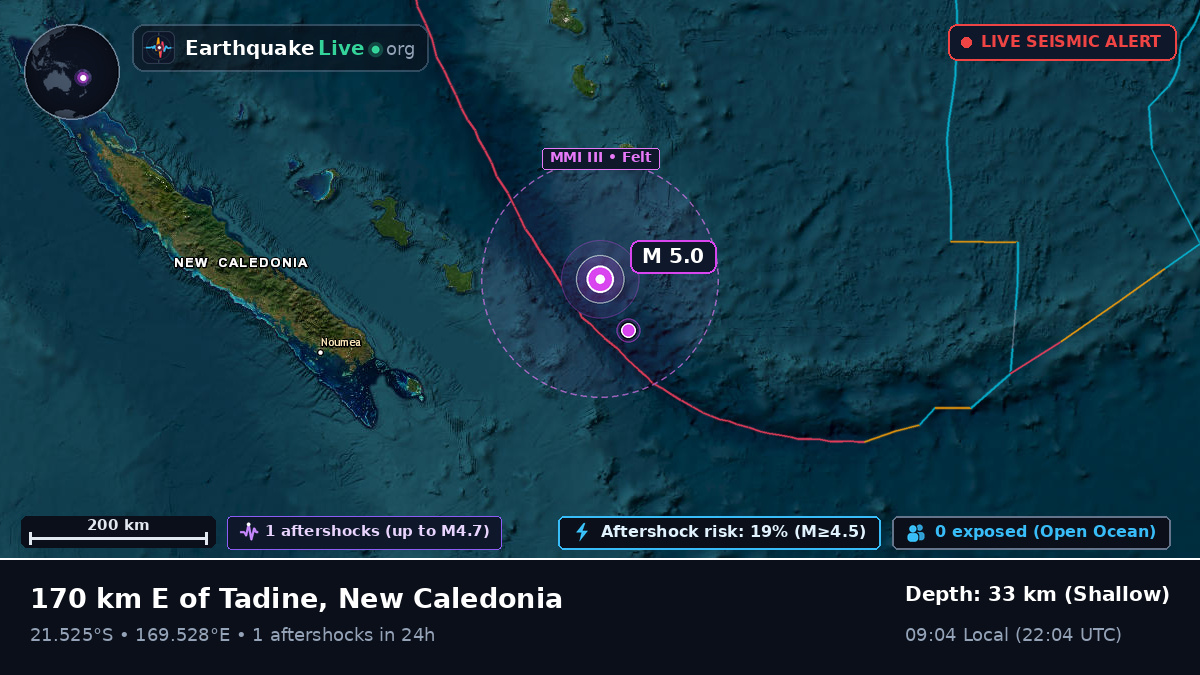 South Pacific Ocean (New Caledonia)