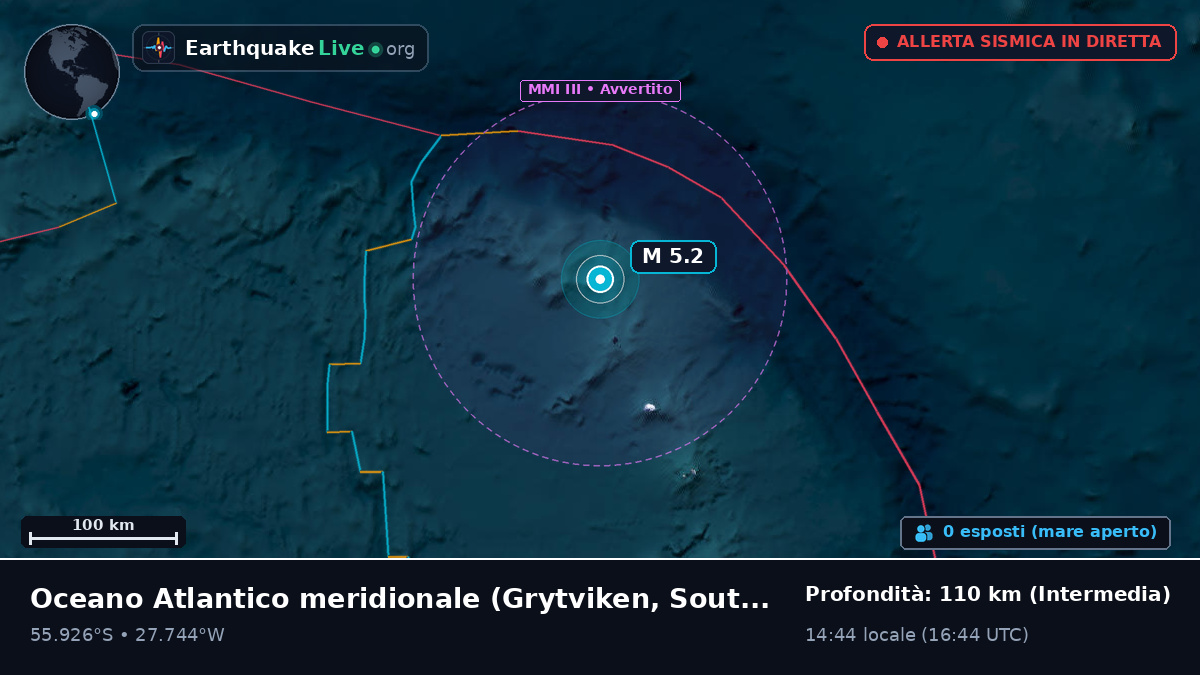 Oceano Atlantico meridionale (South Georgia and the Islands)