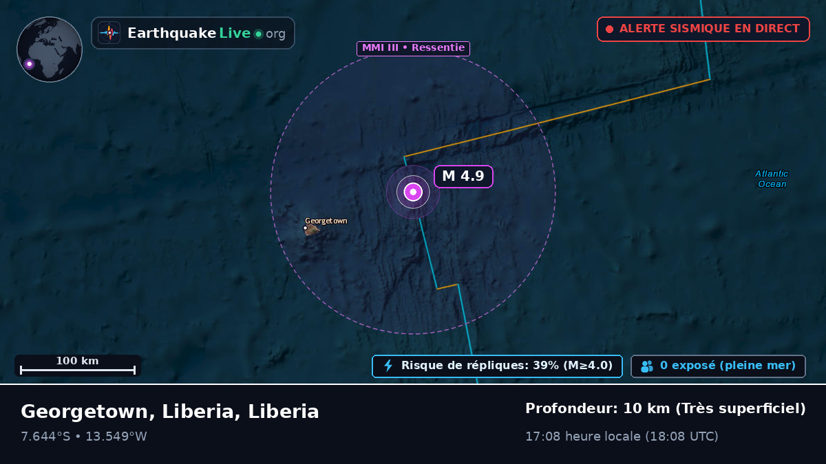 Océan Atlantique Sud (Liberia)