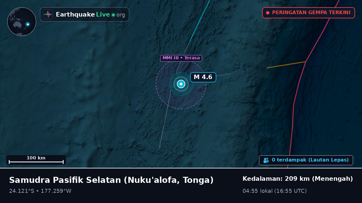 Samudra Pasifik Selatan (Tonga)