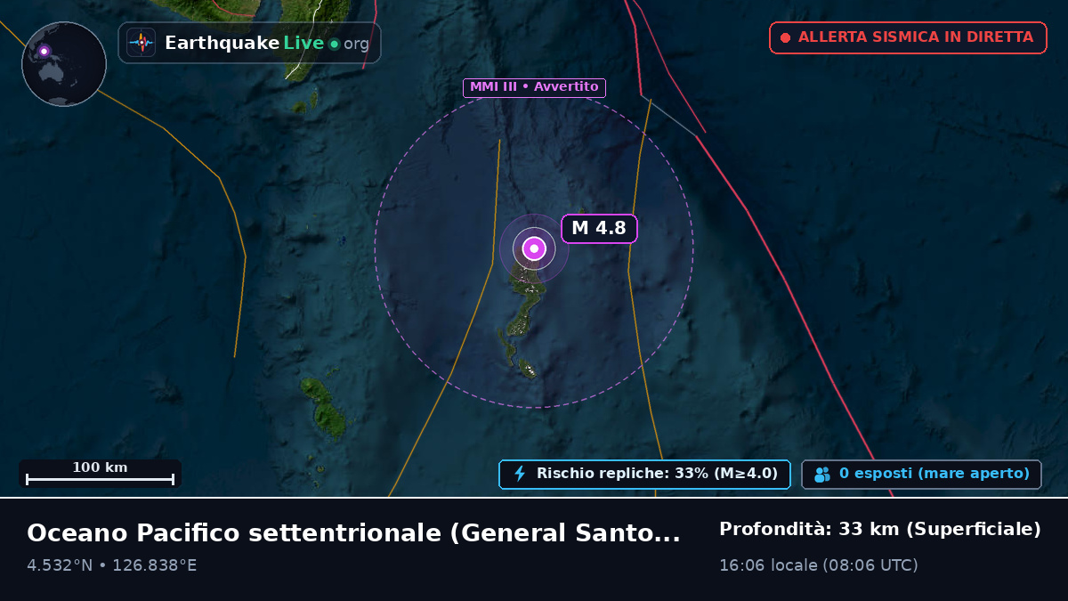 Oceano Pacifico settentrionale (Filippine)