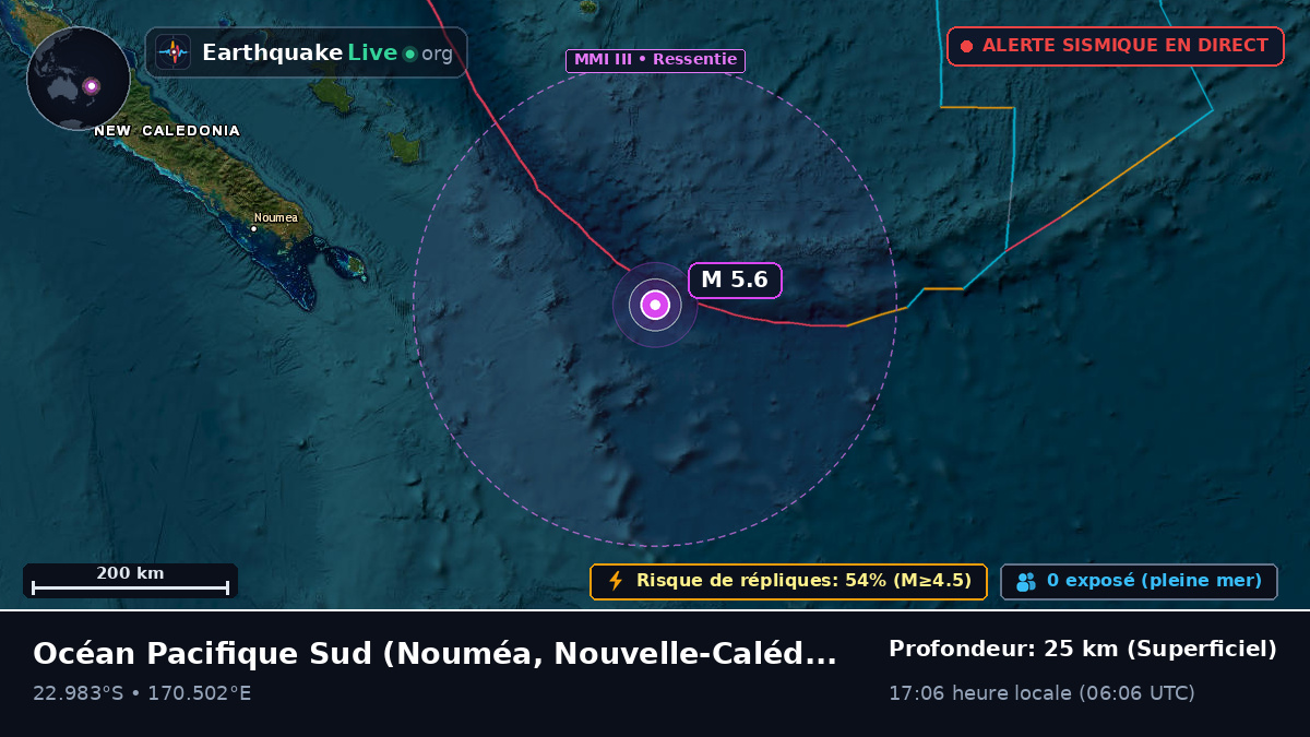 Océan Pacifique Sud (Nouvelle-Calédonie)