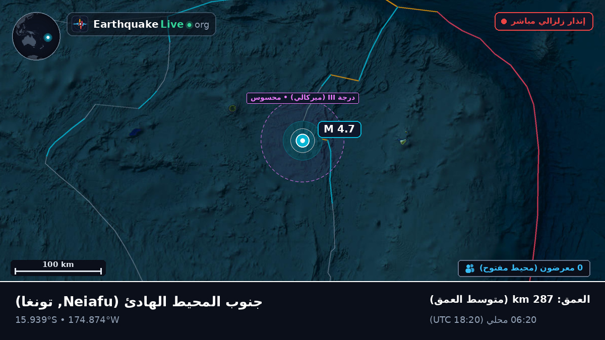 جنوب المحيط الهادئ (تونغا)