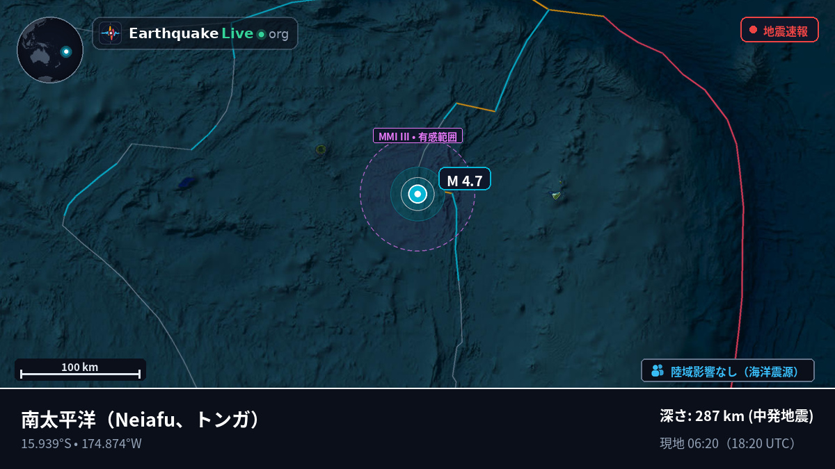 南太平洋 (トンガ)