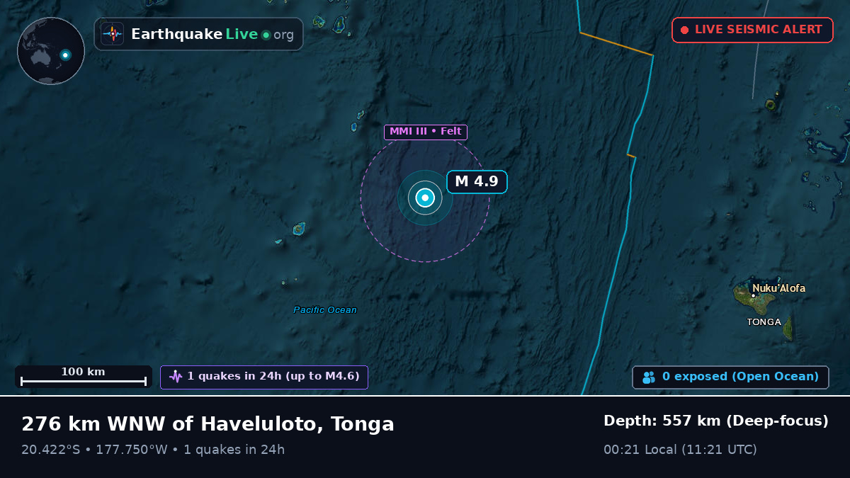 South Pacific Ocean (Tonga)