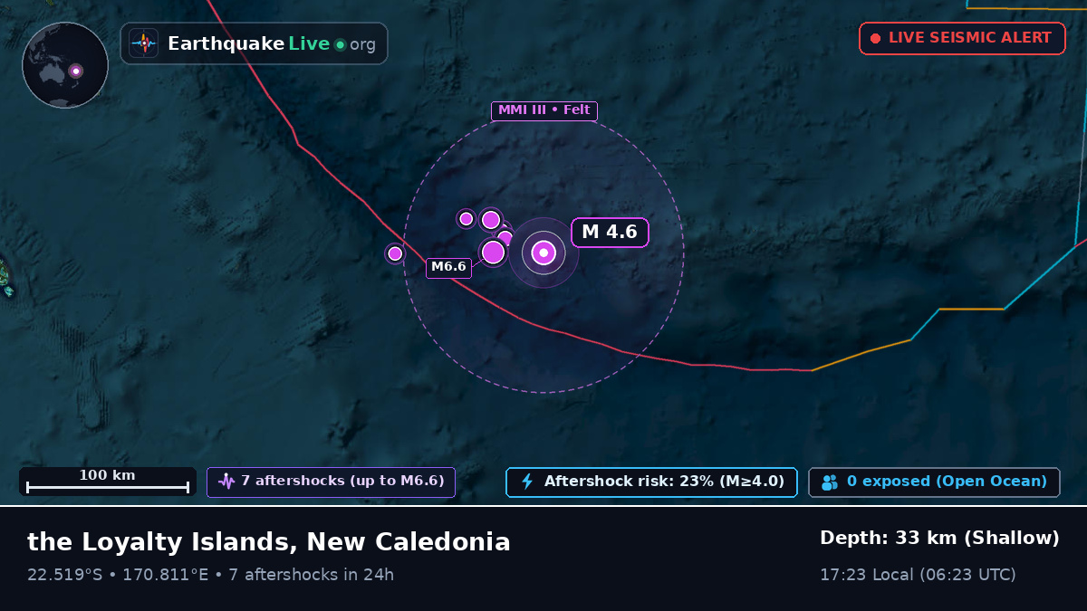 South Pacific Ocean (New Caledonia)