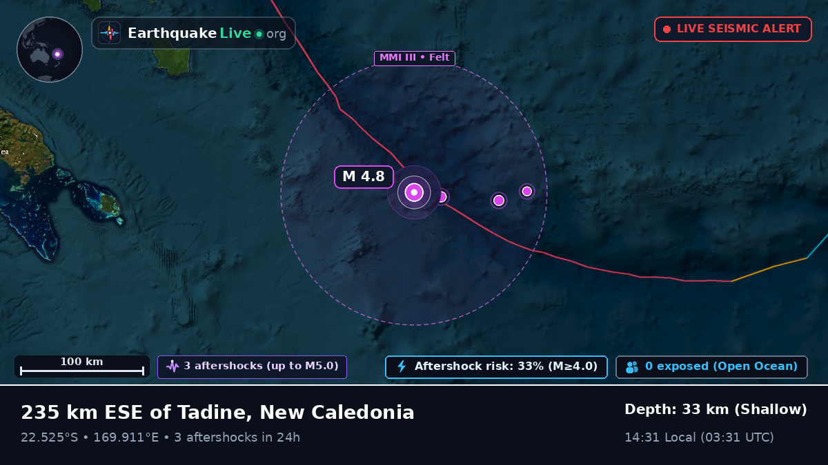 South Pacific Ocean (New Caledonia)