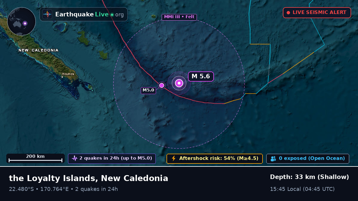 South Pacific Ocean (New Caledonia)