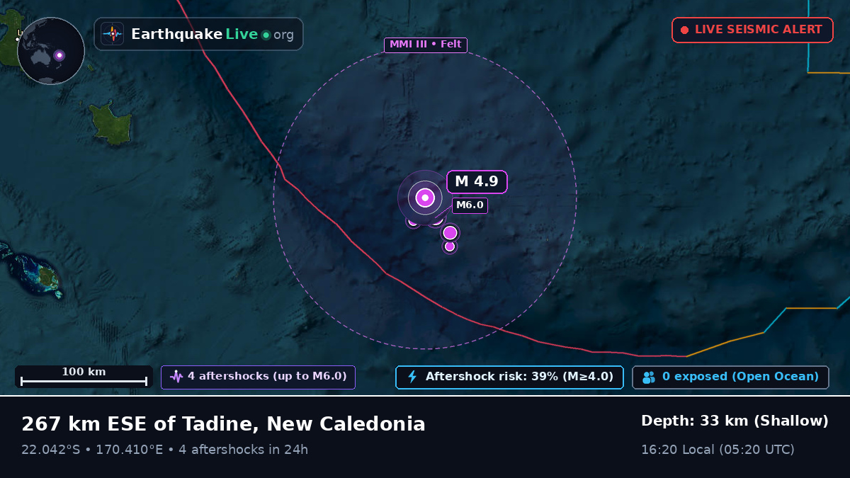 South Pacific Ocean (New Caledonia)