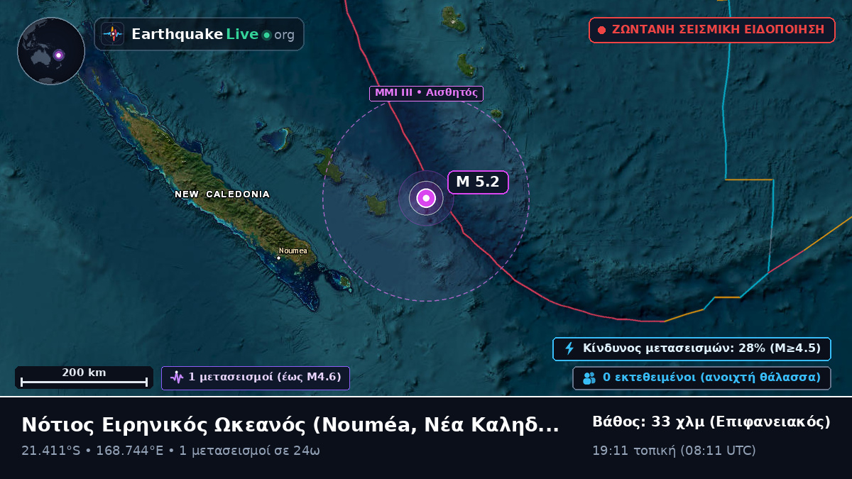 Νότιος Ειρηνικός Ωκεανός (Νέα Καληδονία)