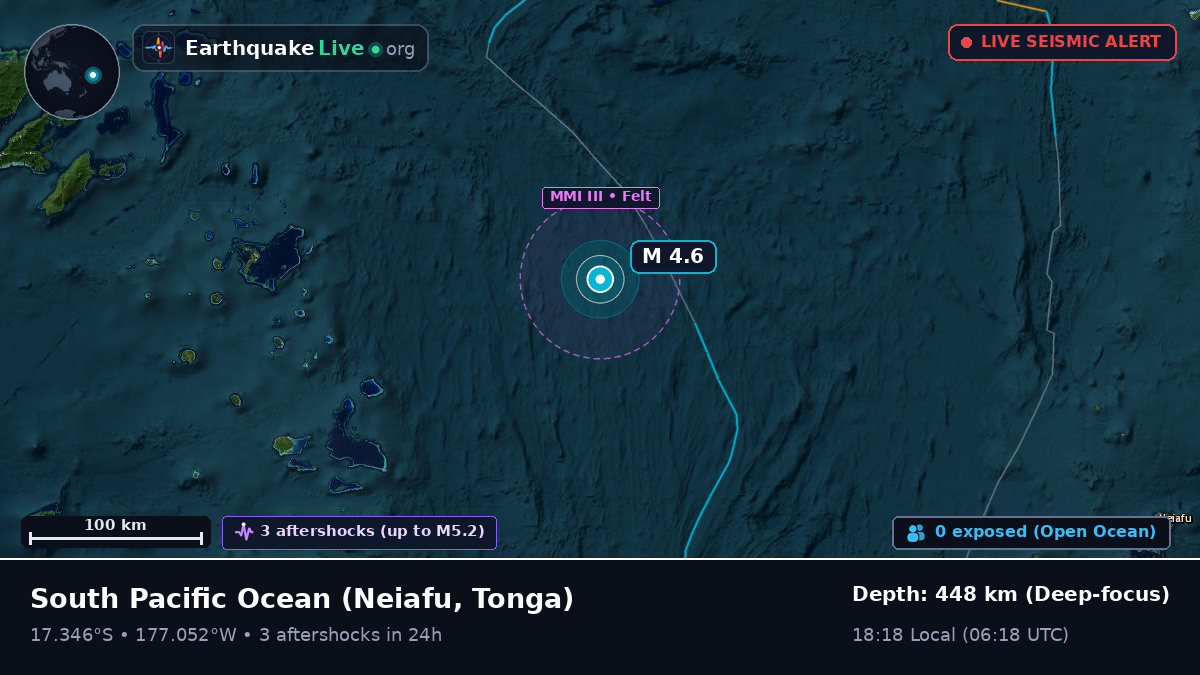 South Pacific Ocean (Tonga)