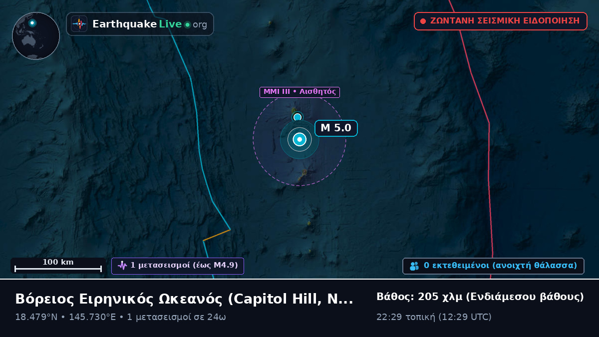 Βόρειος Ειρηνικός Ωκεανός (Northern Mariana Islands)