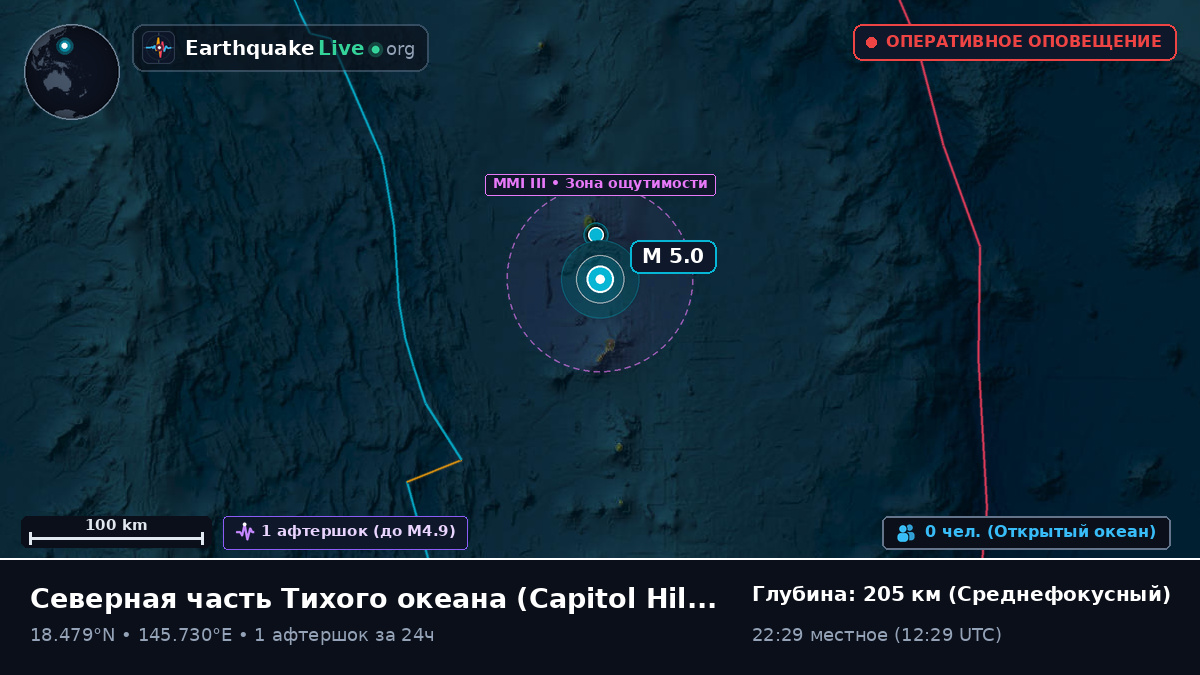 Северная часть Тихого океана (Northern Mariana Islands)