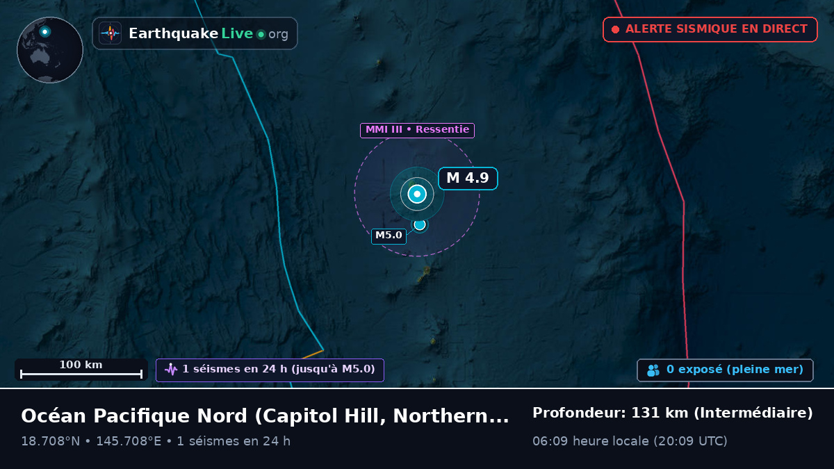 Océan Pacifique Nord (Northern Mariana Islands)