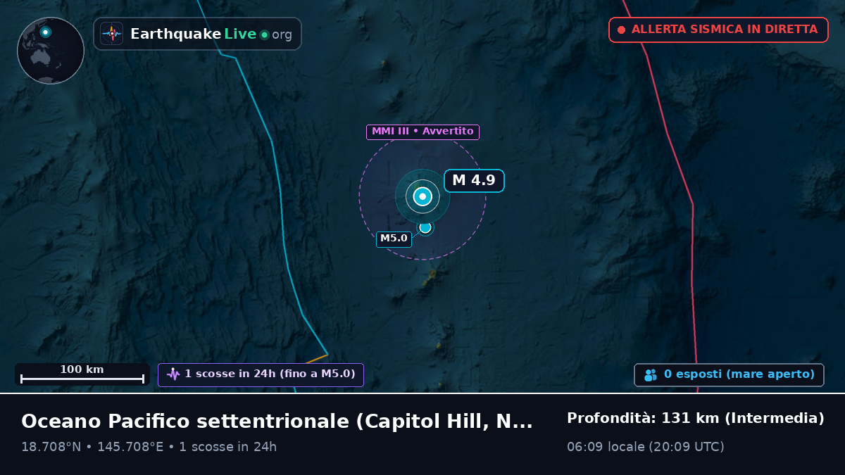 Oceano Pacifico settentrionale (Northern Mariana Islands)