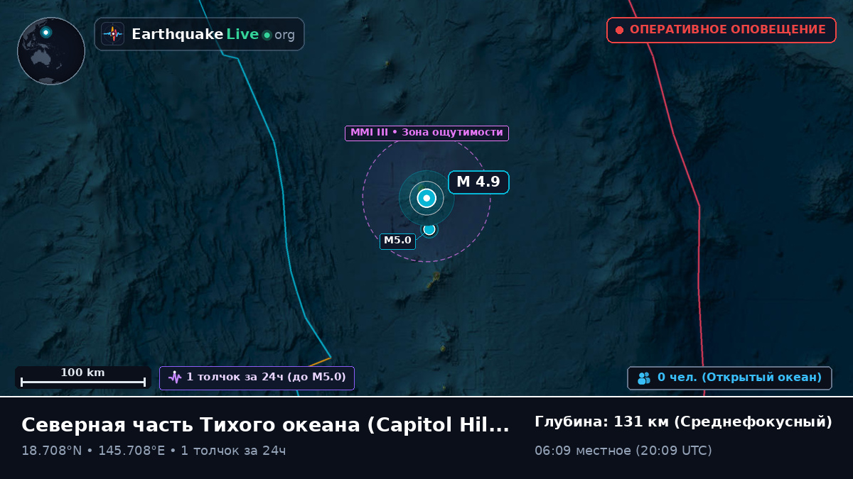 Северная часть Тихого океана (Northern Mariana Islands)