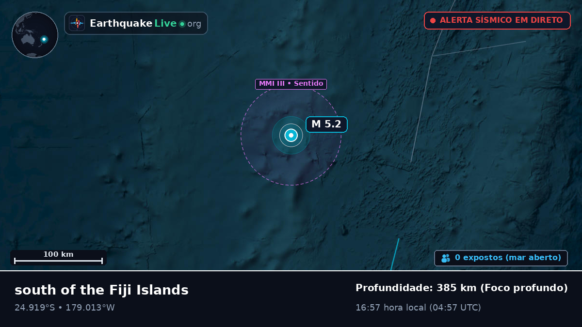 Oceano Pacífico Sul (Kermadec Islands)