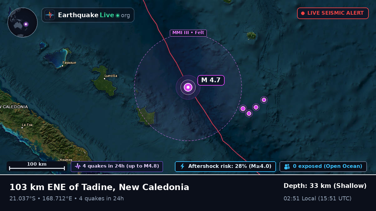 South Pacific Ocean (New Caledonia)