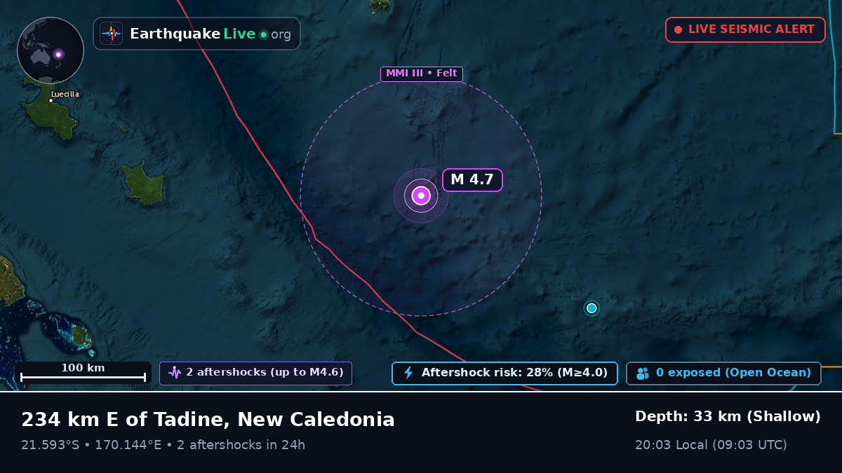 South Pacific Ocean (New Caledonia)