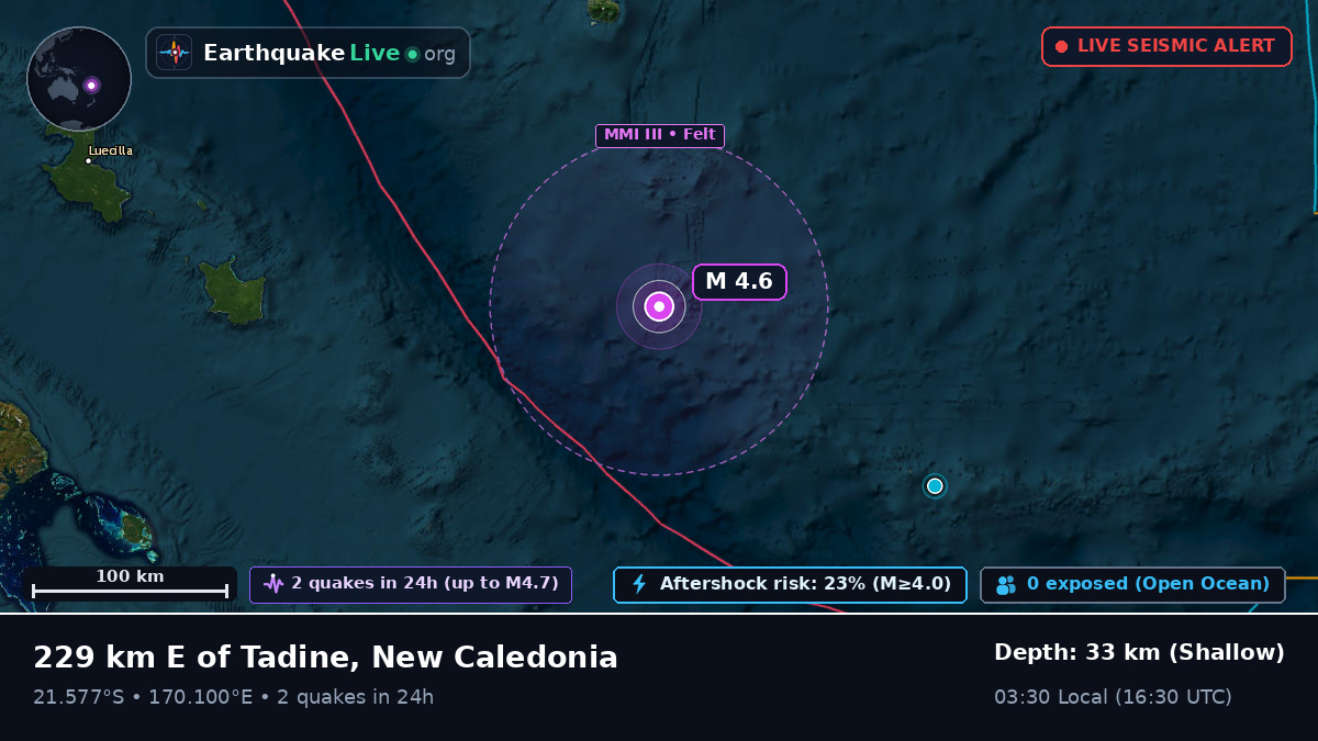 South Pacific Ocean (New Caledonia)