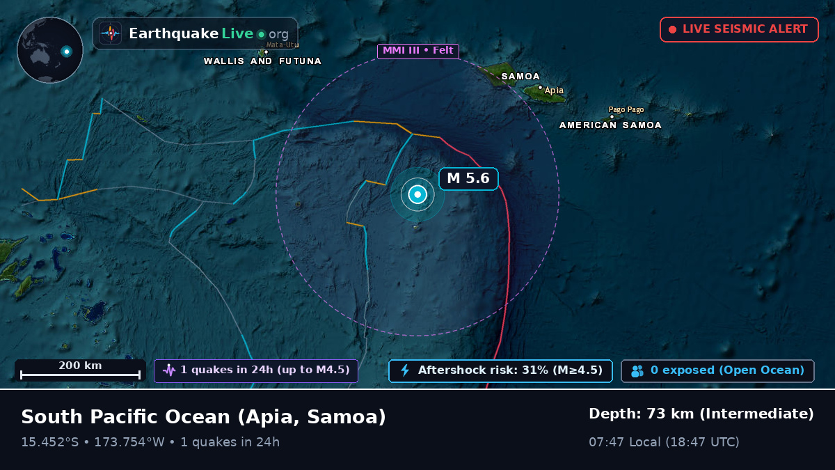 South Pacific Ocean (Samoa)