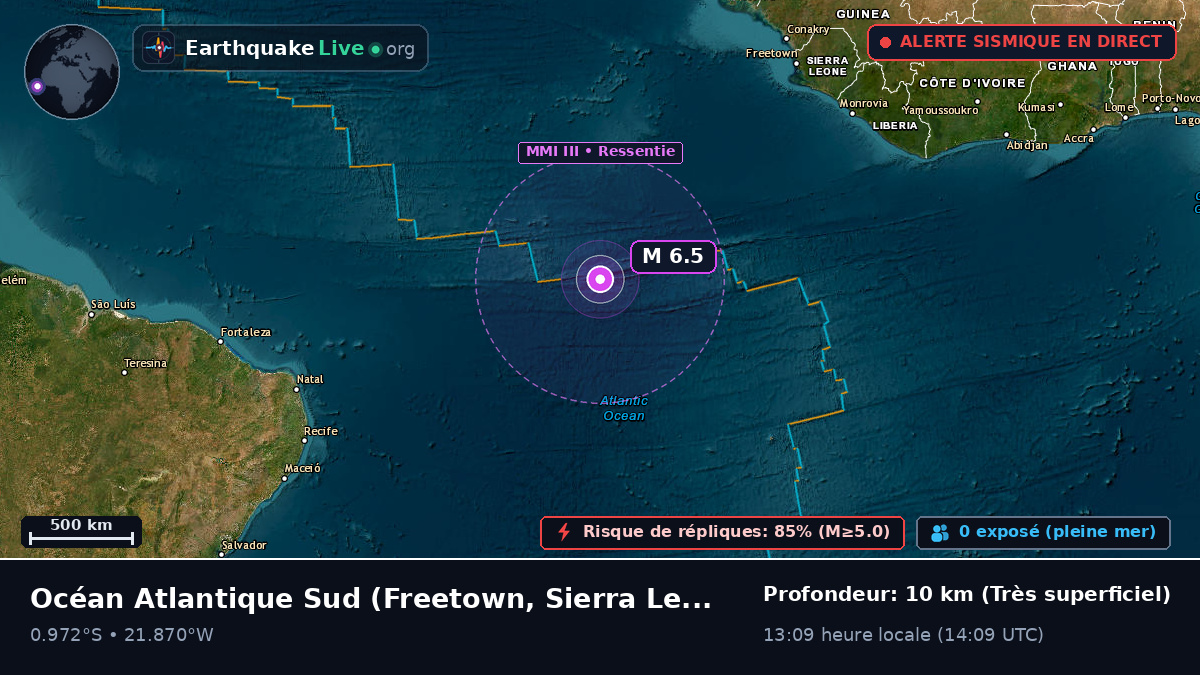 Océan Atlantique Sud (Sierra Leone)