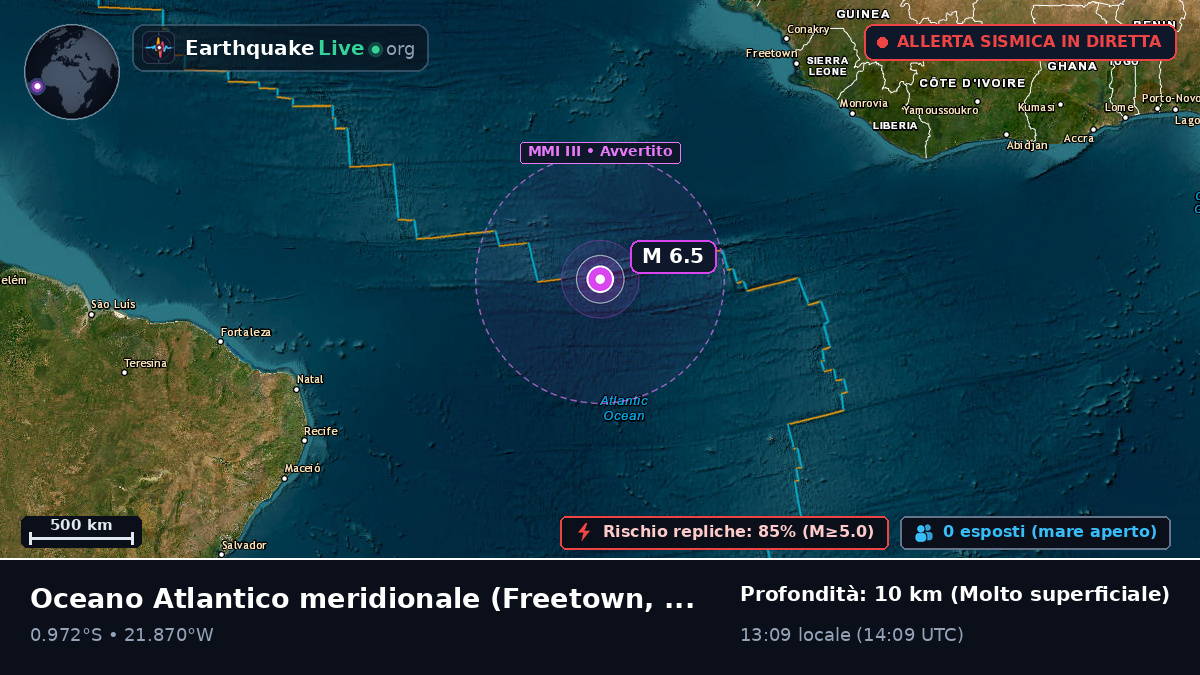 Oceano Atlantico meridionale (Sierra Leone)