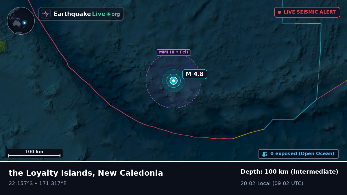 South Pacific Ocean (New Caledonia)
