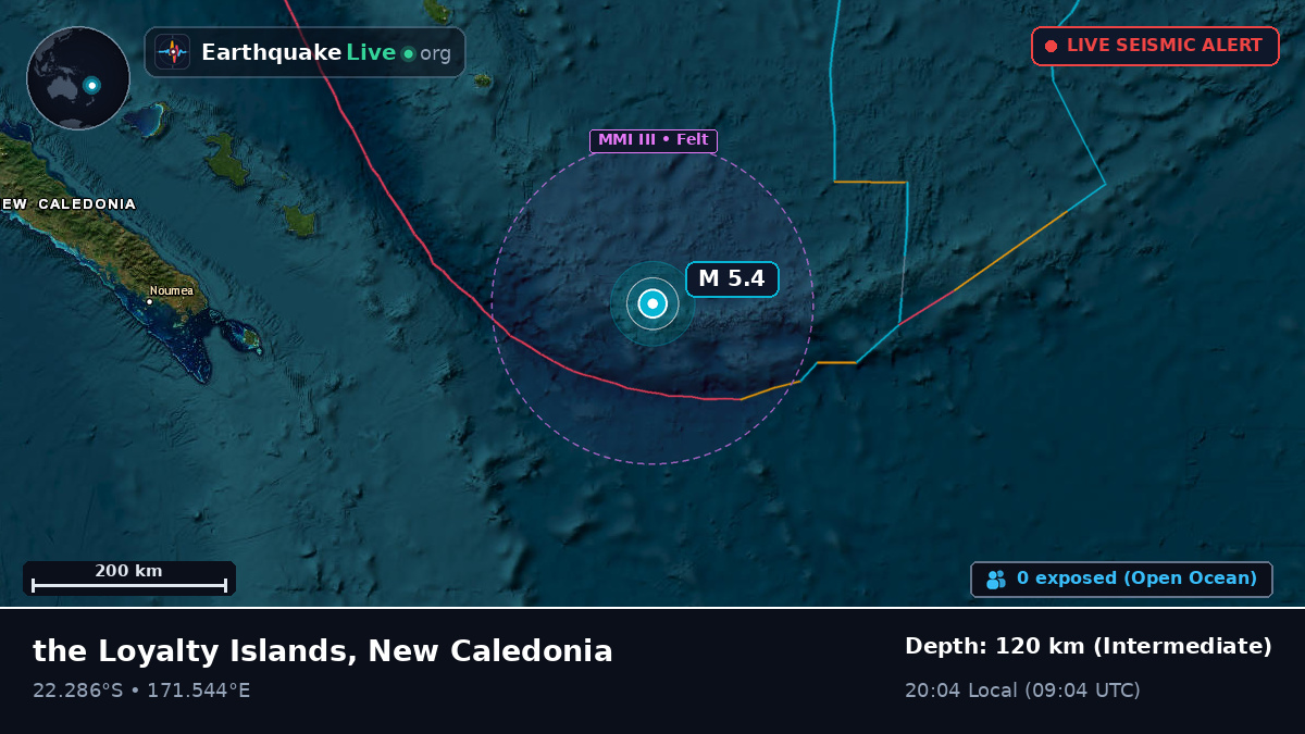 South Pacific Ocean (New Caledonia)