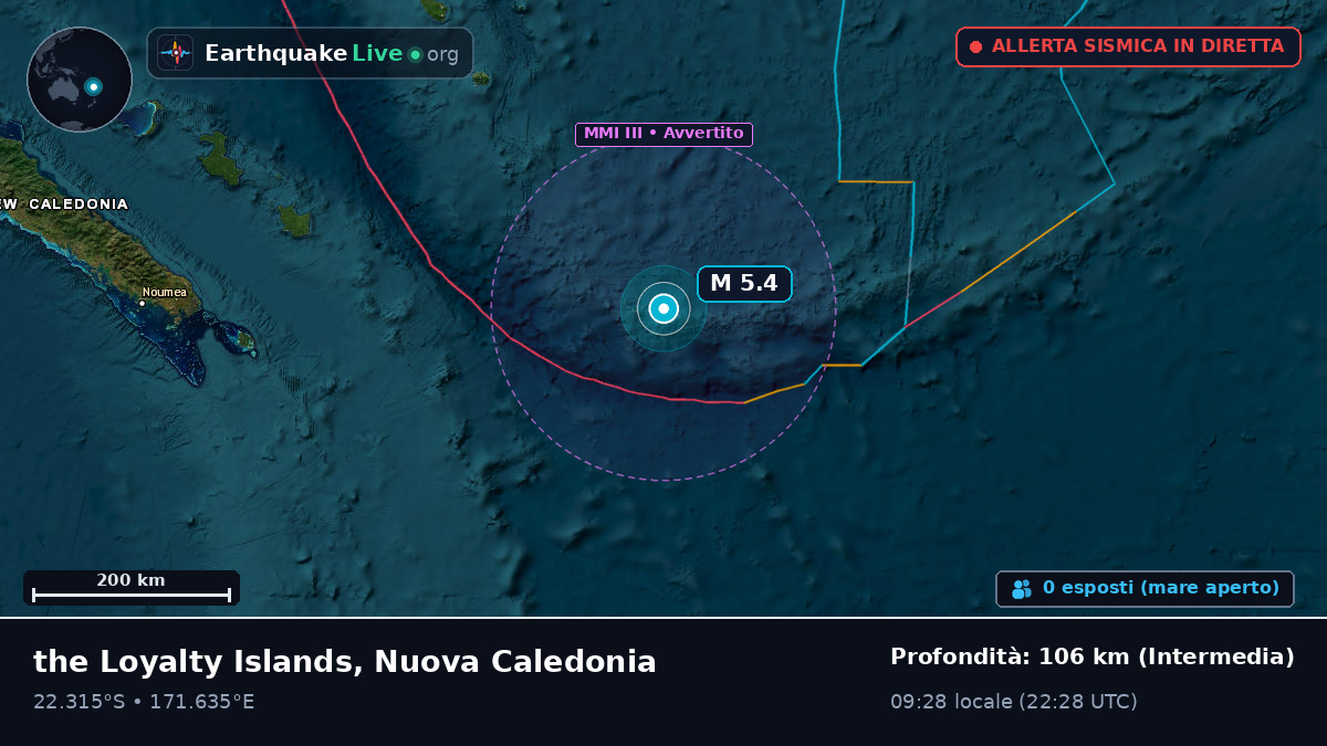 Oceano Pacifico meridionale (Nuova Caledonia)