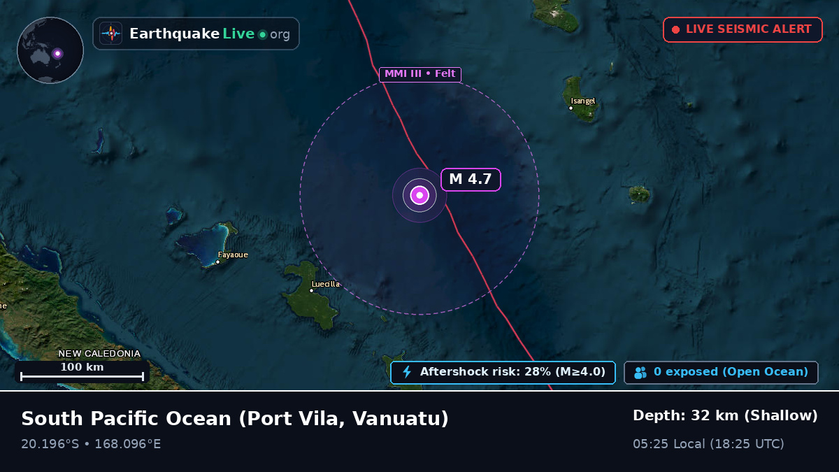 South Pacific Ocean (Vanuatu)