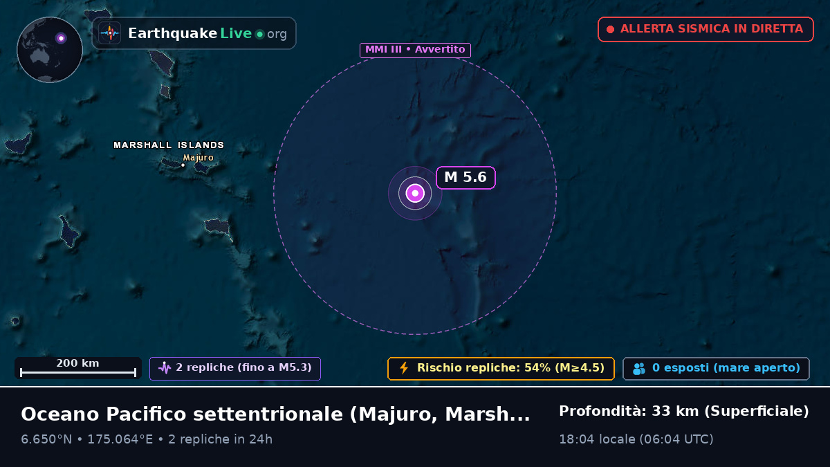 Oceano Pacifico settentrionale (Marshall Islands)