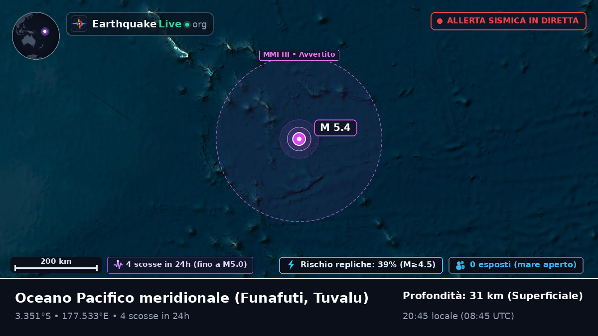 Oceano Pacifico meridionale (Tuvalu)