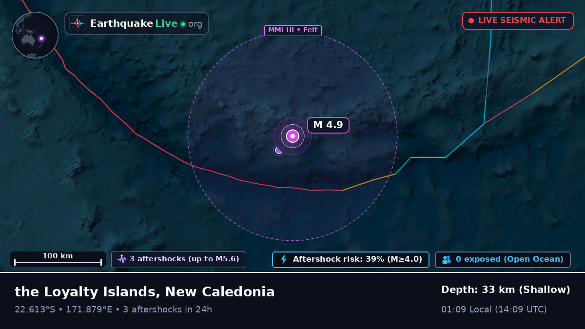 South Pacific Ocean (New Caledonia)