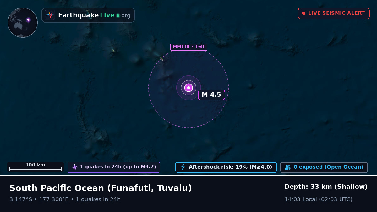 South Pacific Ocean (Tuvalu)