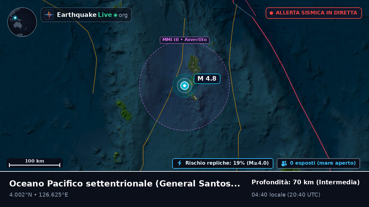 Oceano Pacifico settentrionale (Filippine)
