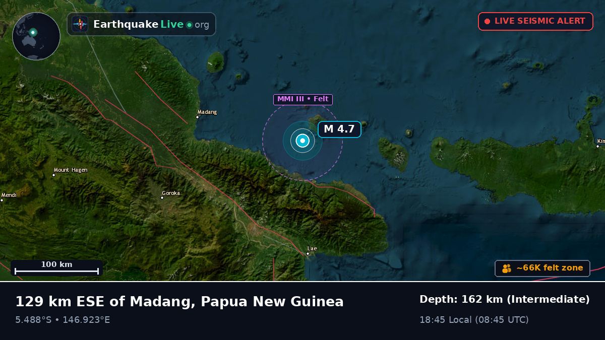 Off the coast of Madang, Papua New Guinea
