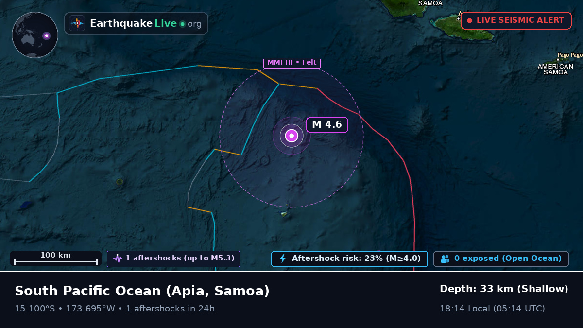 South Pacific Ocean (Samoa)