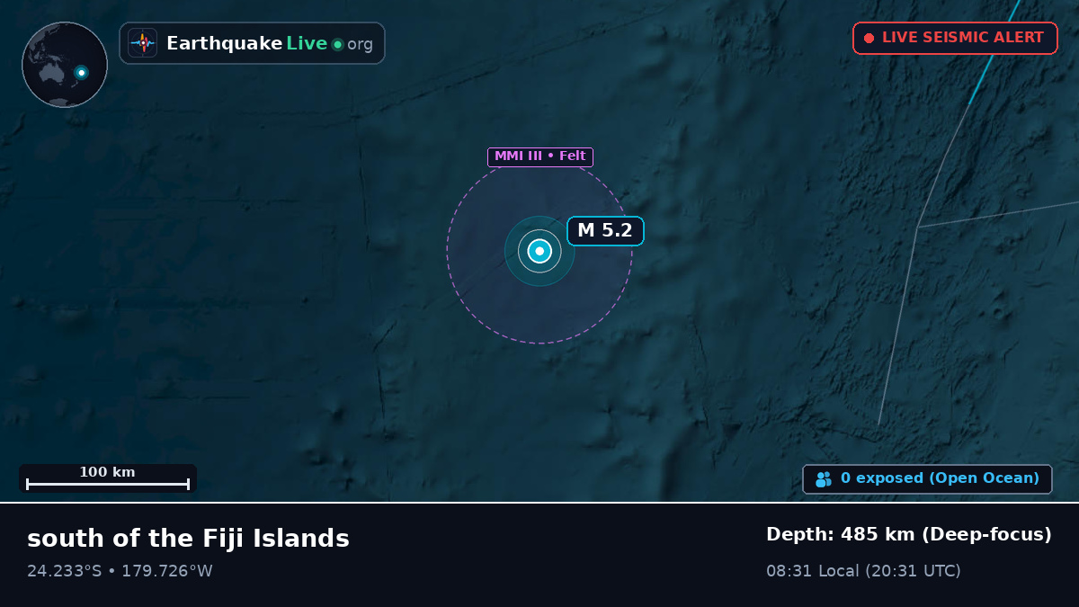 South Pacific Ocean (Tonga)