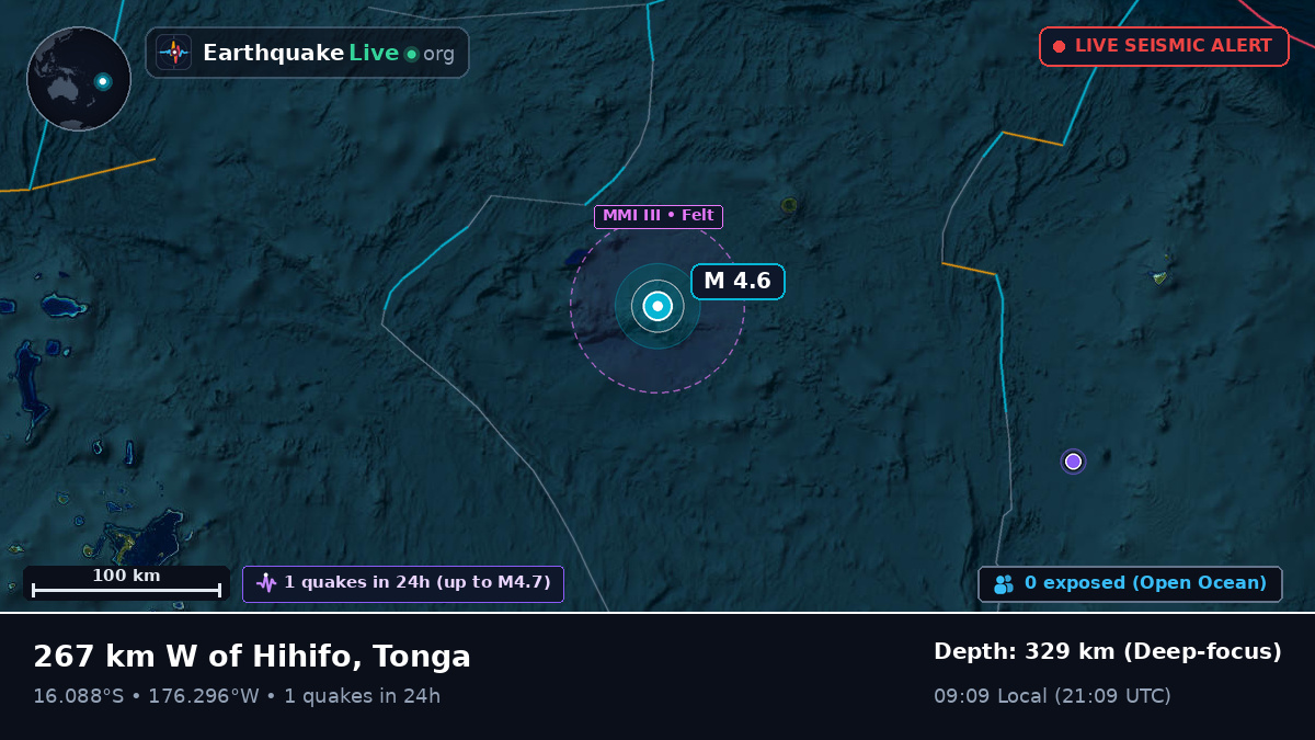 South Pacific Ocean (Tonga)